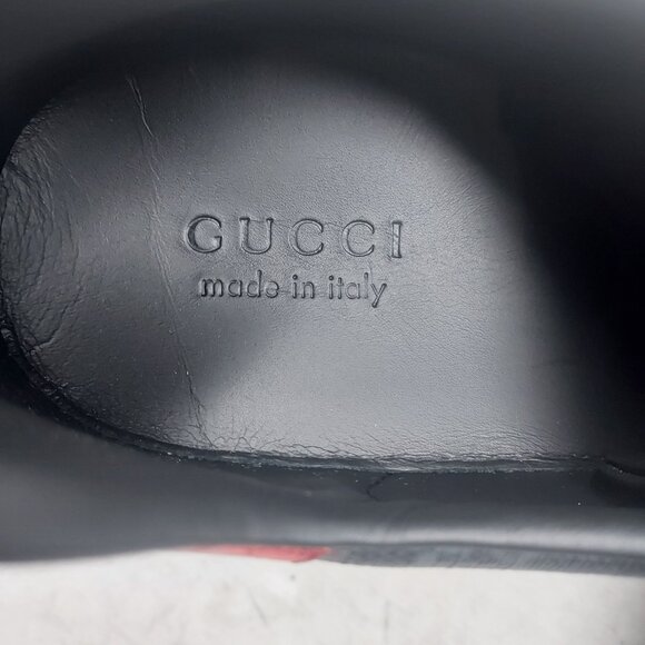 Gucci BLACK GG SUPREME Ace GG Supreme Low Top Sneaker - Picture 7 of 12